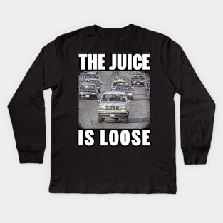 Oj Simpson The Juice Kids Long Sleeve T-Shirt